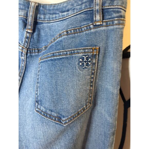 Tory Burch Pardon My French Mid Rise Relaxed Straight Leg Jeans Size 25 MSRP$295 - Picture 8 of 8